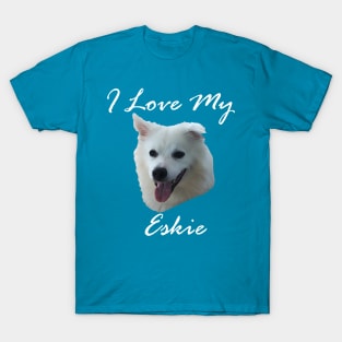 I love my Eskie (American Eskimo Dog) T-Shirt